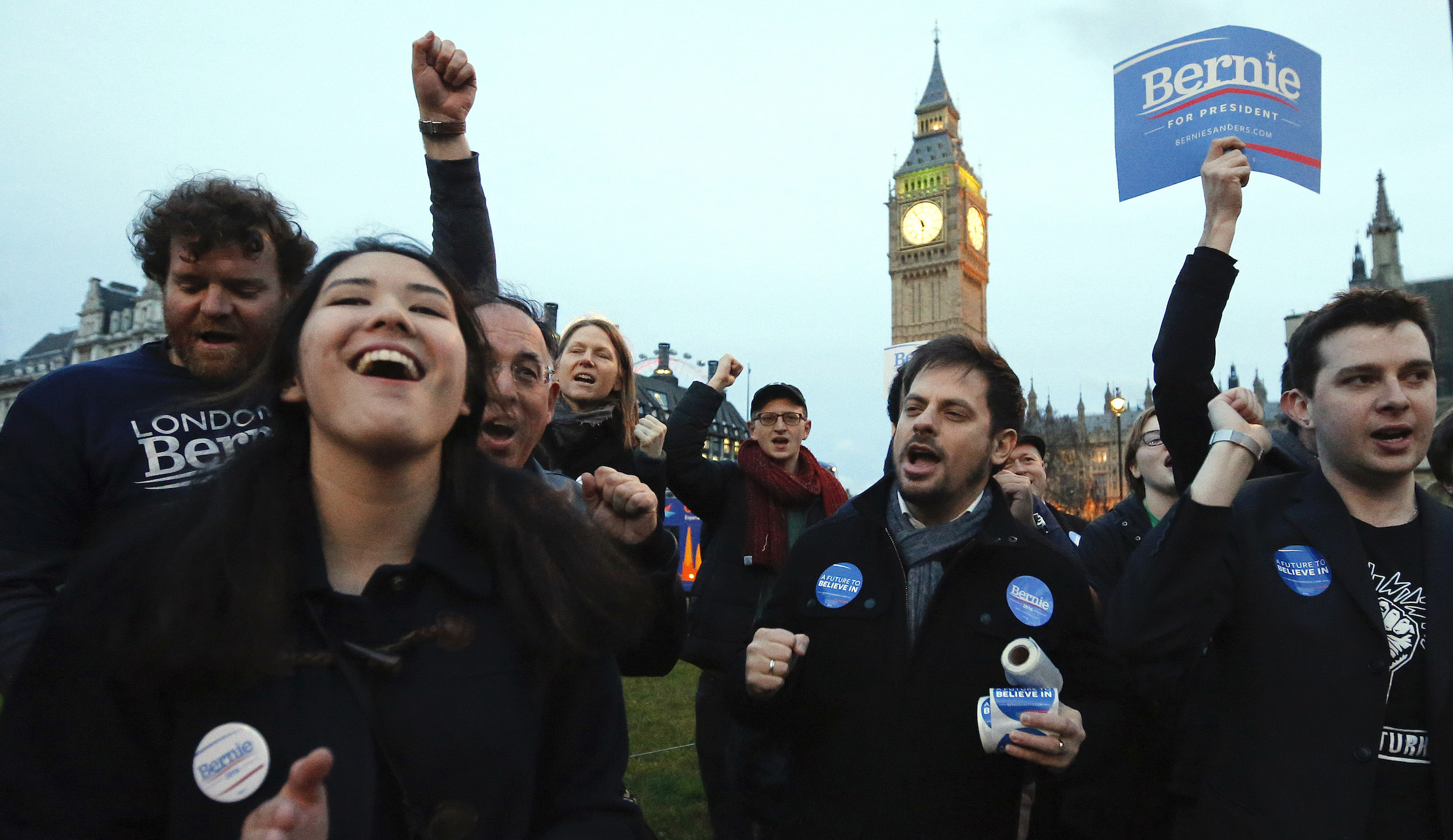 2020 Democrats try to beat Bernie Sanders at his own game courting voters overseas