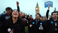 2020 Democrats try to beat Bernie Sanders at his own game courting voters overseas