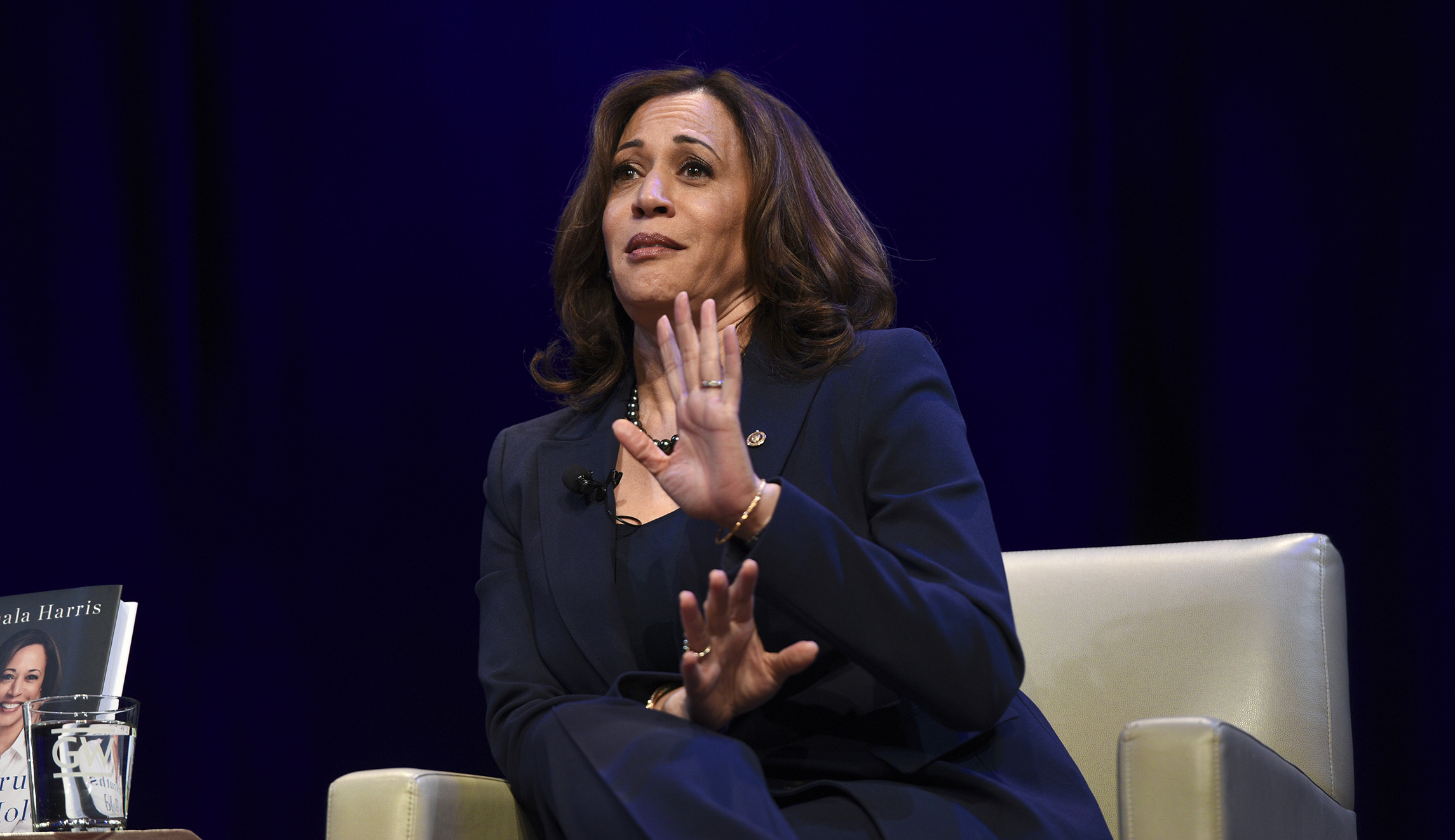 Kamala Harris publishes new book, promotes pervert