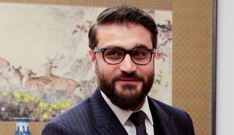 Hamdullah Mohib is pictured.