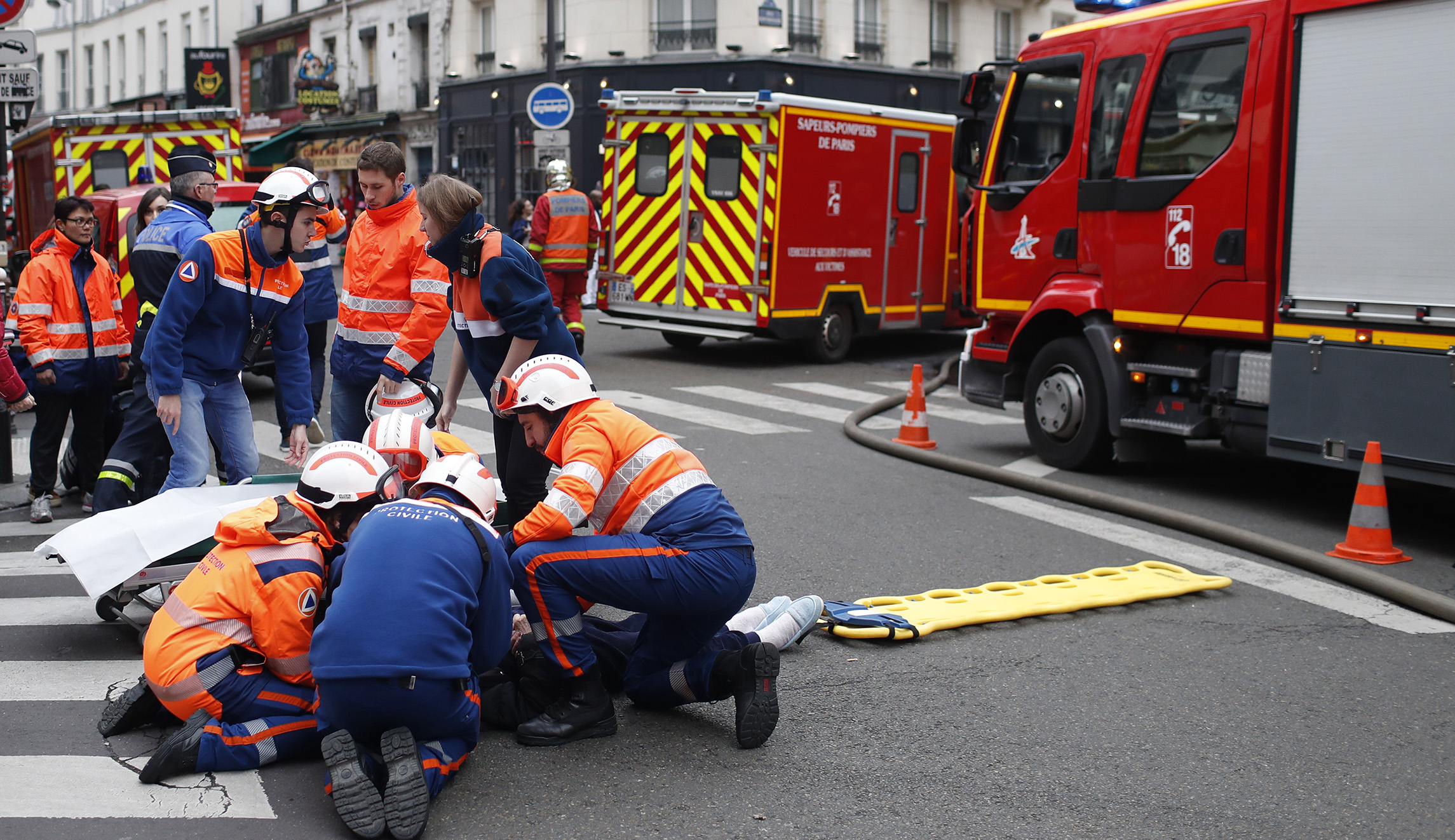 2 firefighters killed in Paris bakery blast; dozens injured