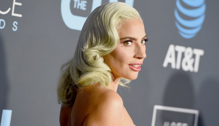 Lady Gaga arrives at the 24th annual Critics' Choice Awards on Sunday, Jan. 13, 2019, at the Barker Hangar in Santa Monica, Calif.