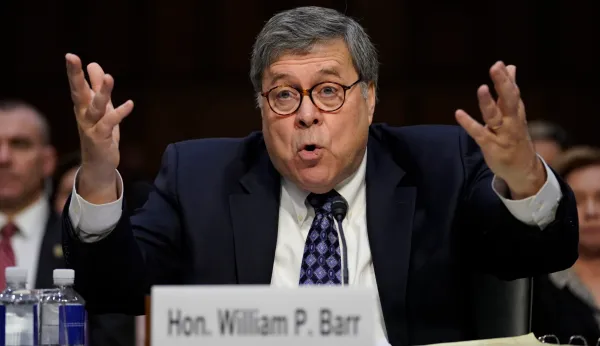William Barr loves warrantless surveillance, not civil liberties