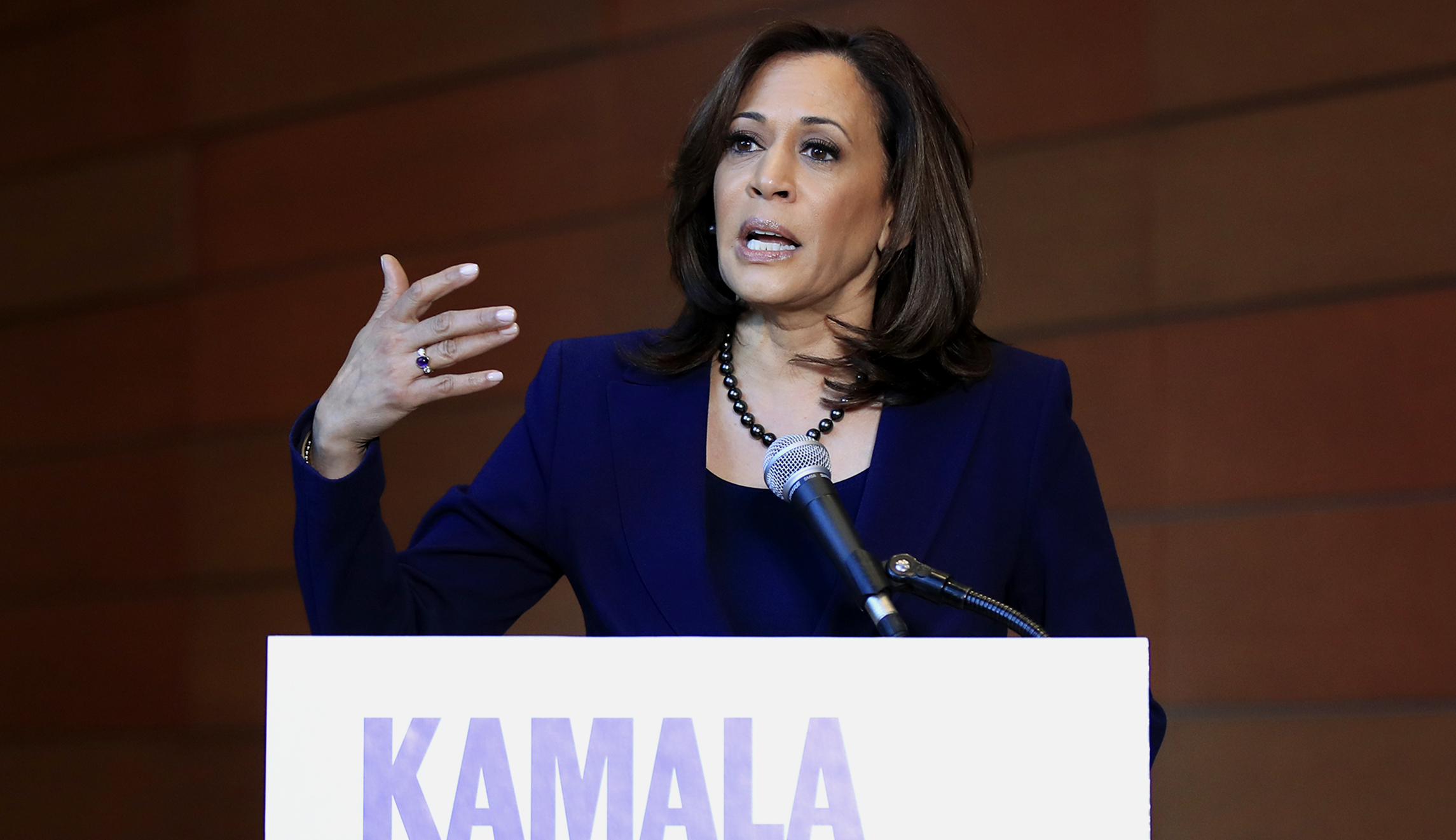 Kamala Harris pledges to close teacher pay gap during first term
