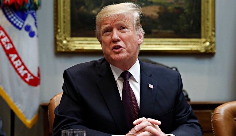 President Trump speaks.