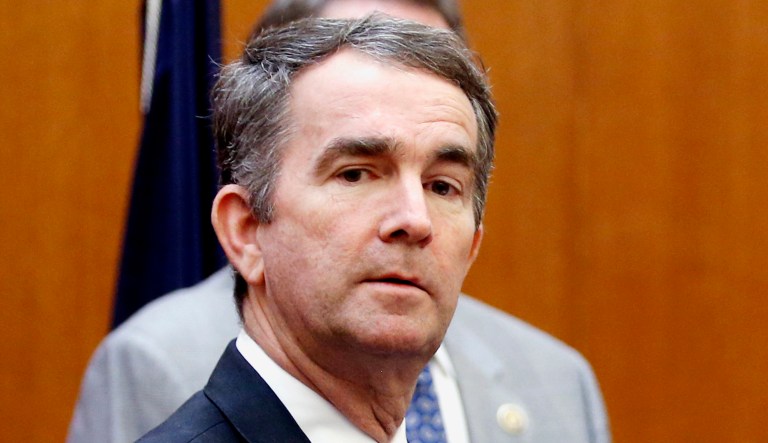 Virginia Gov. Ralph Northam attends an event.