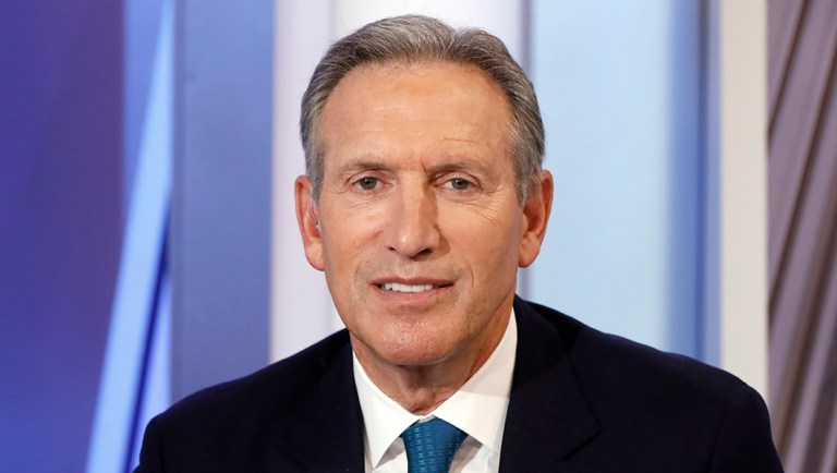 Former Starbucks CEO Howard Schultz is interviewed by FOX News Anchor Dana Perino for her "The Daily Briefing" program.