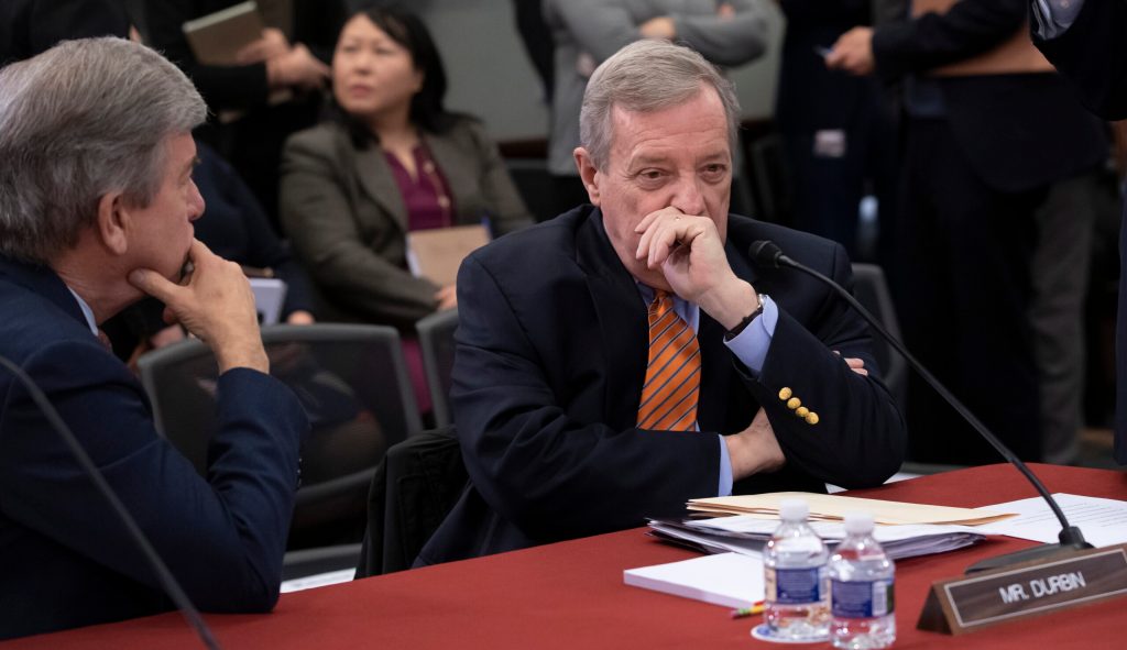 Durbin jabs GOP for raising Clinton emails during Barr hearing