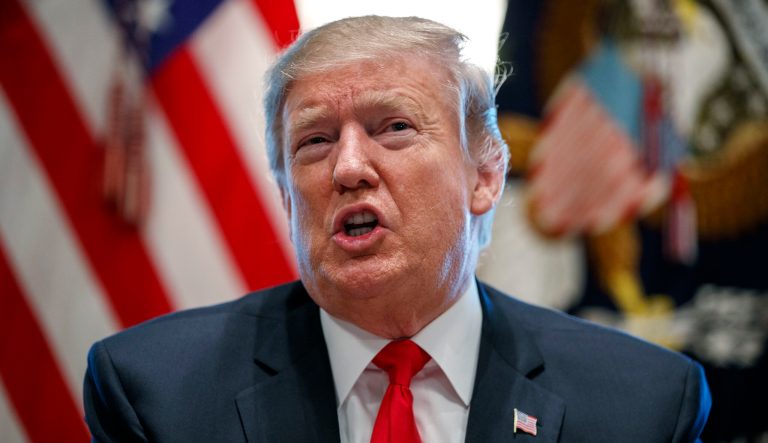 In this Feb. 1, 2019, photo, President Donald Trump speaks in the Cabinet Room of the White House in Washington. The White House says Trump will call for optimism and unity in his State of the Union address, using the moment to attempt a reset after two years of bitter partisanship and deeply personal attacks. But skepticism will emanate from both sides of the aisle when Trump enters the House chamber Tuesday for the primetime address to lawmakers and the nation.