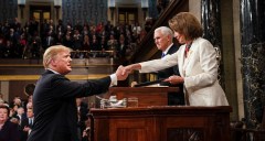 Trump quietly working with Democrats, even as they seek to oust him