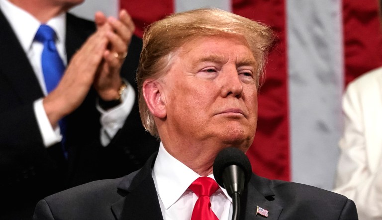 President Trump gives his State of the Union address to a joint session of Congress.