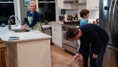 Democratic women don aprons and pose in kitchen to woo 2020 voters
