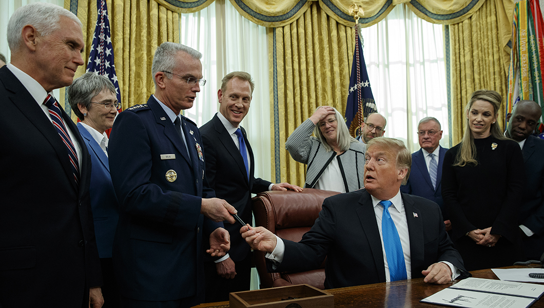 Trump signs Space Force directive