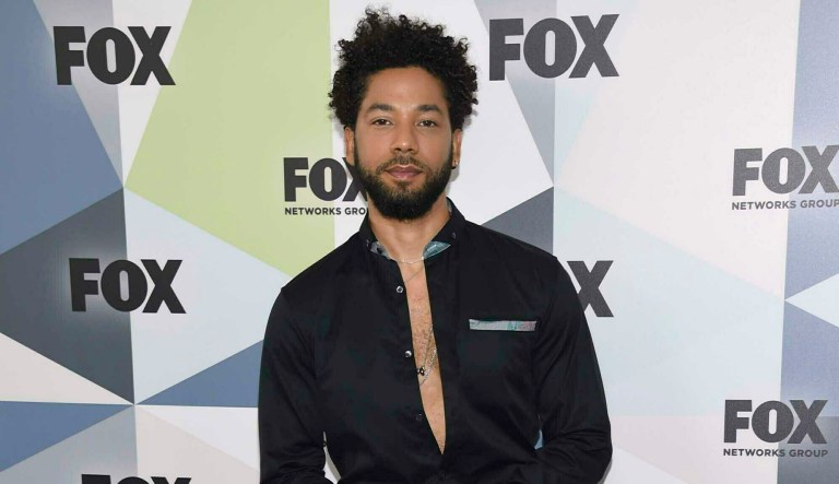 In this May 14, 2018 photo, Jussie Smollett, a cast member in the TV series "Empire," attends the Fox Networks Group 2018 programming presentation afterparty in New York.