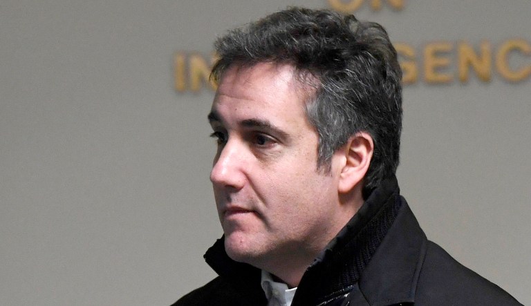 Michael Cohen, President Trump's former personal attorney, leaves Capitol Hill in Washington, D.C.