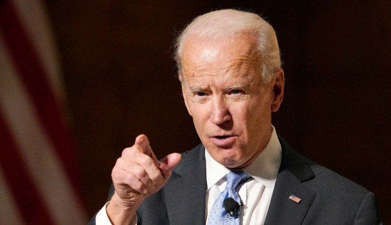 Former Vice President Joe Biden speaks.