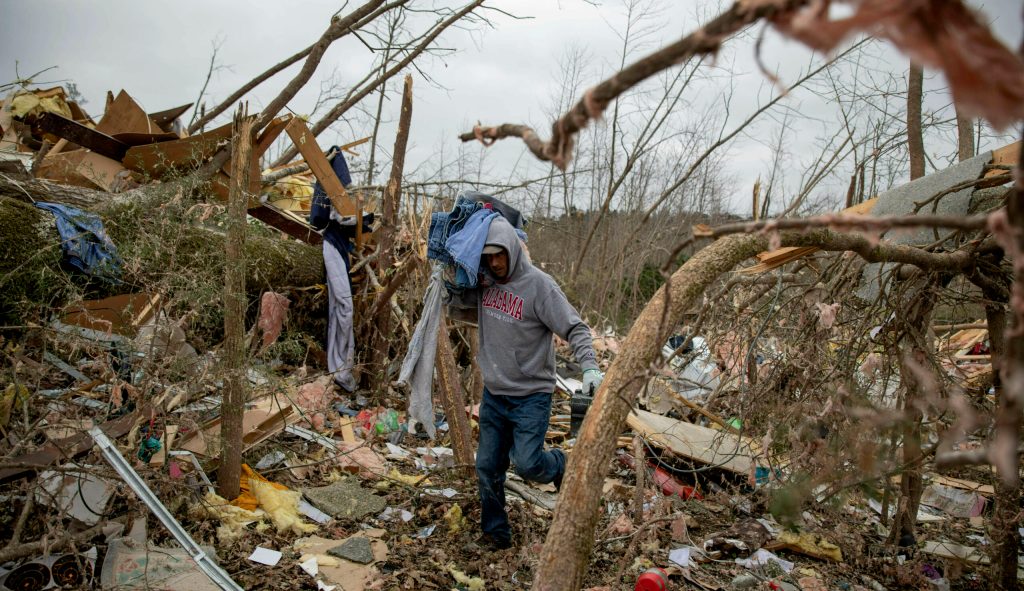 Trump to visit Alabama tornado victims on Friday