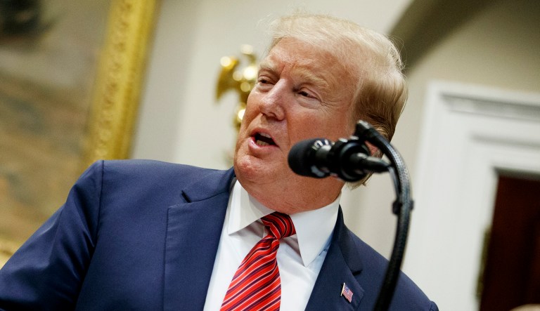 President Trump speaks.