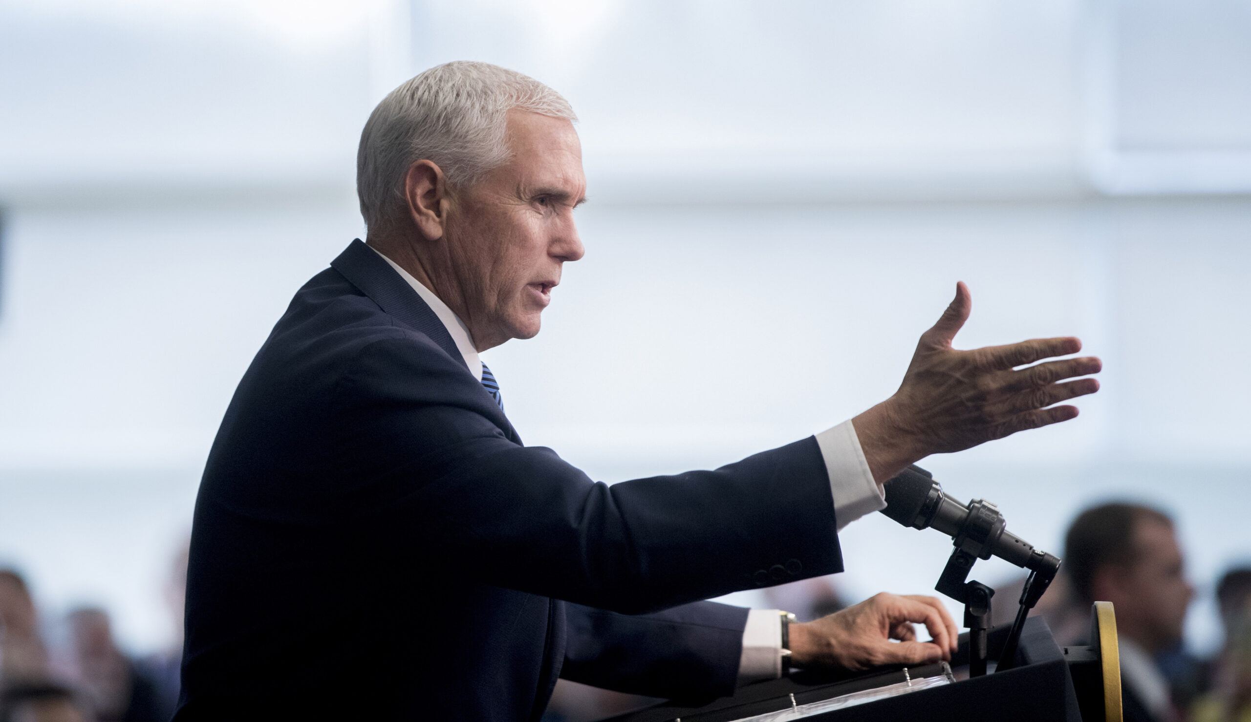 Mike Pence says Joe Biden ‘caved to liberal activists’ by walking back praise