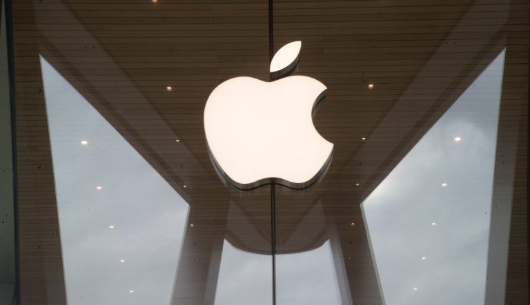 In this Jan. 3, 2019 photo, the Apple logo is displayed at the Apple store in the Brooklyn borough of New York.