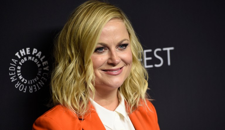Amy Poehler arrives at the "Parks and Recreation" 10th anniversary reunion during the 36th annual PaleyFest on Thursday, March 21, 2019, at the Dolby Theatre in Los Angeles.