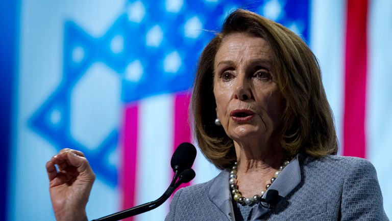 Speaker of the House Nancy Pelosi, D-Calif. speaks at the 2019 American Israel Public Affairs Committee.