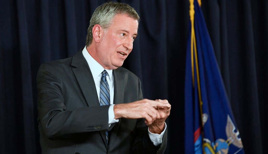 Bill de Blasio once admitted that illegal immigrants are arriving with diseases