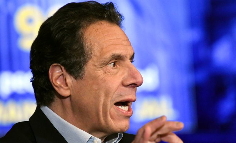 New York Gov. Andrew Cuomo speaks during a news conference in the Red Room at the state Capitol Sunday, March, 31, 2019, in Albany, N.Y. 