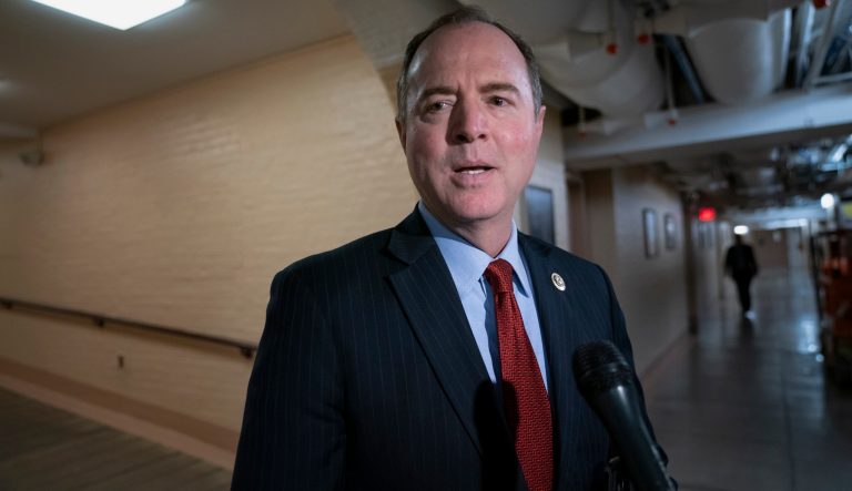 House Intelligence Committee Chairman Adam Schiff, D-Calif., on Capitol Hill in Washington, Tuesday, April 2, 2019. 