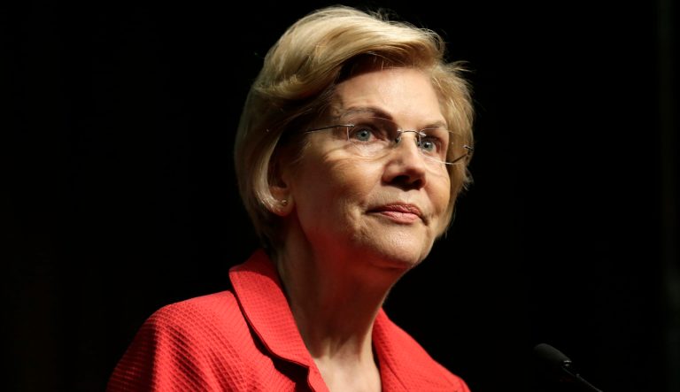 U.S. Sen. Elizabeth Warren, D-Mass., a candidate for the 2020 Democratic presidential nomination, speaks during the National Action Network Convention in New York, Friday, April 5, 2019. 