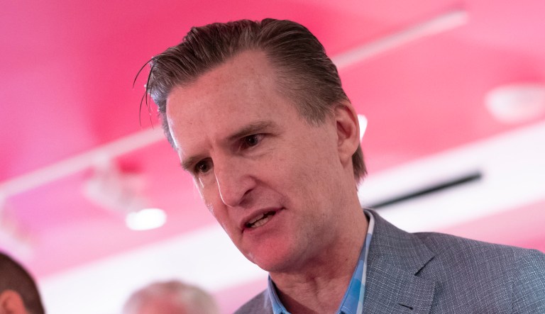 Macy's CEO Jeff Gennette speaks at an event.