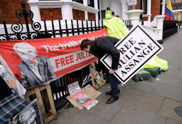 Edward Snowden: Assange’s arrest ‘a dark moment’ for freedom
