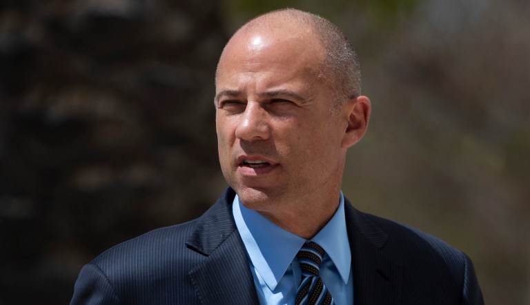 In this April 1, 2019 photo, attorney Michael Avenatti arrives at federal court in Santa Ana, Calif. 
