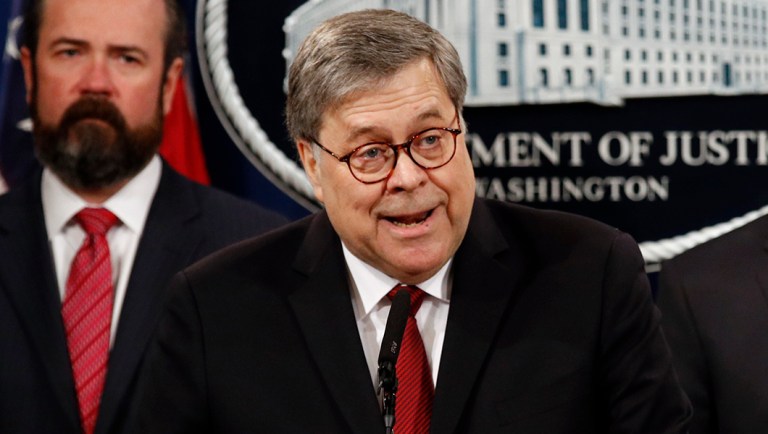 Attorney General William Barr.
