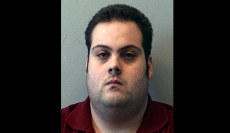 This booking photo released March 1 by the Beverly Police Department shows Daniel Frisiello of Beverly, Mass., who is accused of mailing five envelopes containing a white powder.