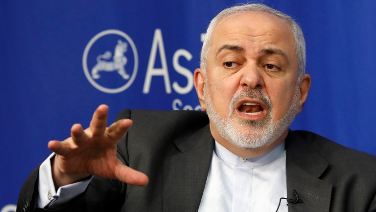 Iran's Foreign Minister Mohammad Javad Zarif.