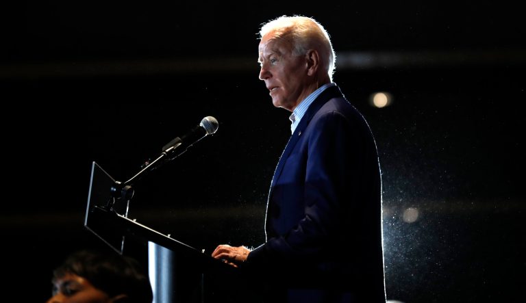 Former Vice President and Democratic presidential candidate Joe Biden speaks during a rally, Tuesday, April 30, 2019, in Cedar Rapids, Iowa. 
