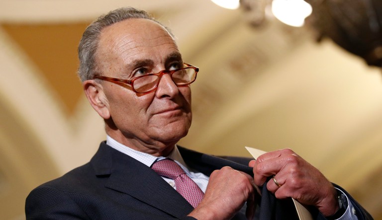 Sen. Chuck Schumer is pictured.