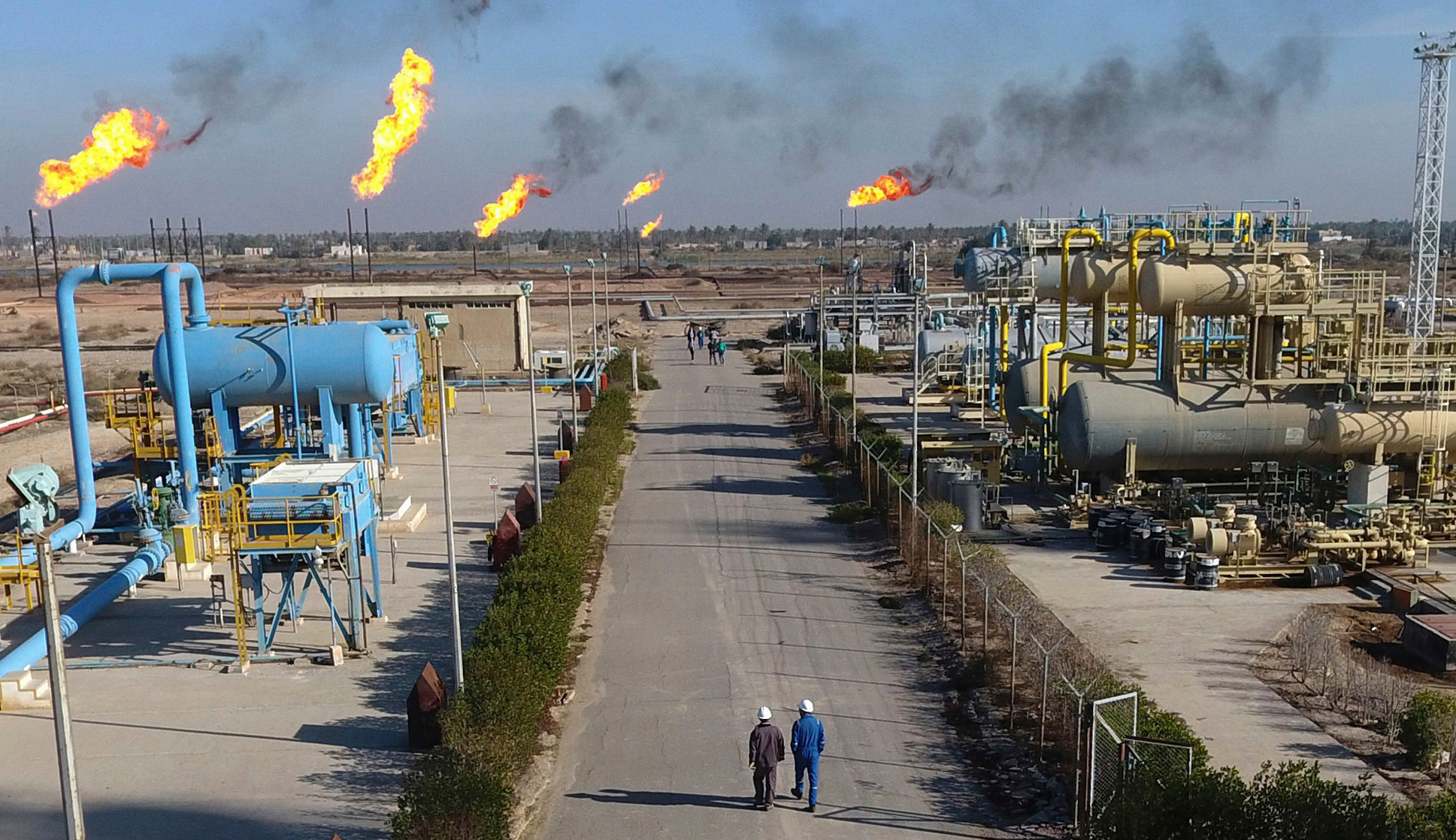 Rocket lands near ExxonMobil HQ in Iraq, wounding two
