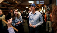Beto O’Rourke’s wife Amy makes campaign trail debut after his drop in primary polls