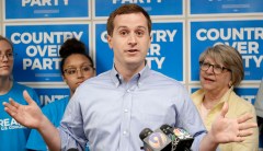 House candidate campaigns against tax loopholes as wife collects $50K in credits