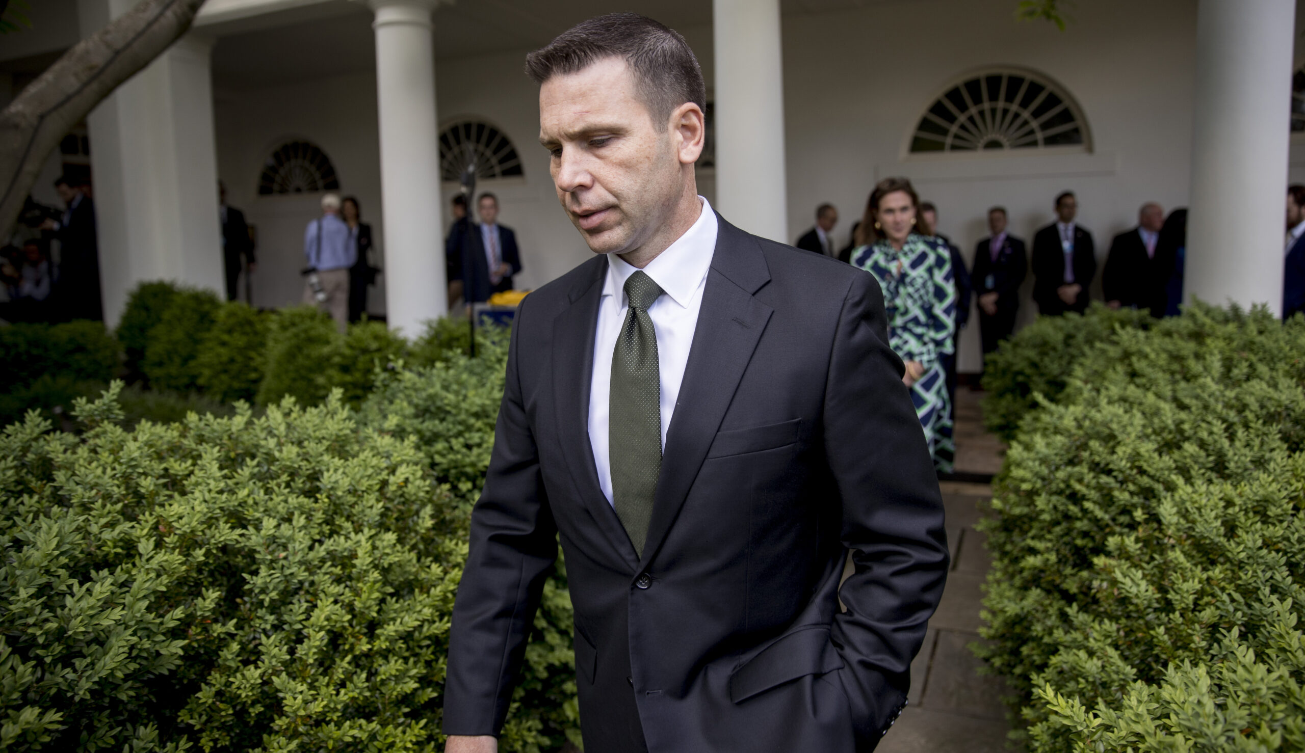 Homeland Security chief denies he threatened to leave over clash with Stephen Miller