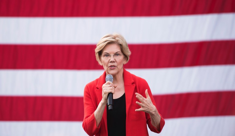 Warren’s defense spending record in firing line after Soleimani strike