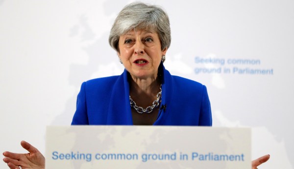 Theresa May announces her last-gasp Brexit bid