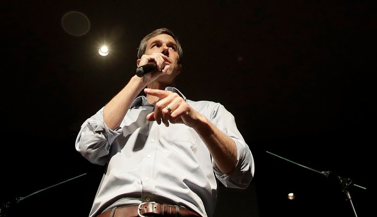 Democratic presidential candidate and former Texas Rep. Beto O'Rourke speaks in San Francisco.