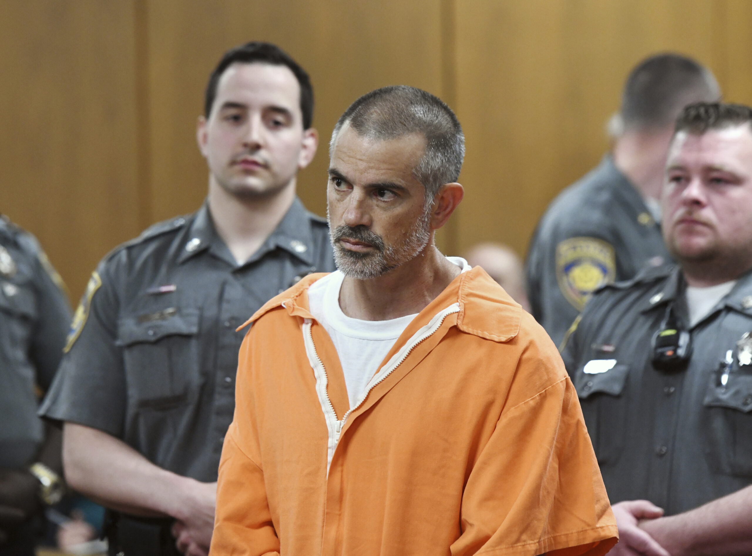 Bloodstained clothes of Connecticut mother of five found in trash as husband appears in court