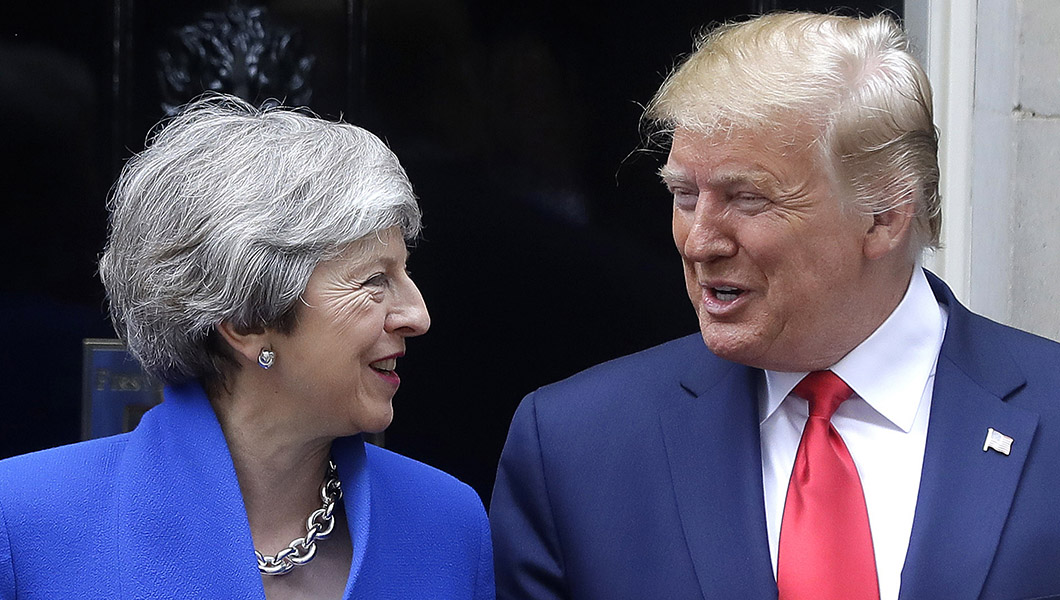 ‘Rub along pretty well’: How Donald Trump learned to live with Theresa May