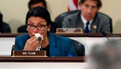 ‘The only good Muslim is a dead one’: Rashida Tlaib tears up while reading death threat