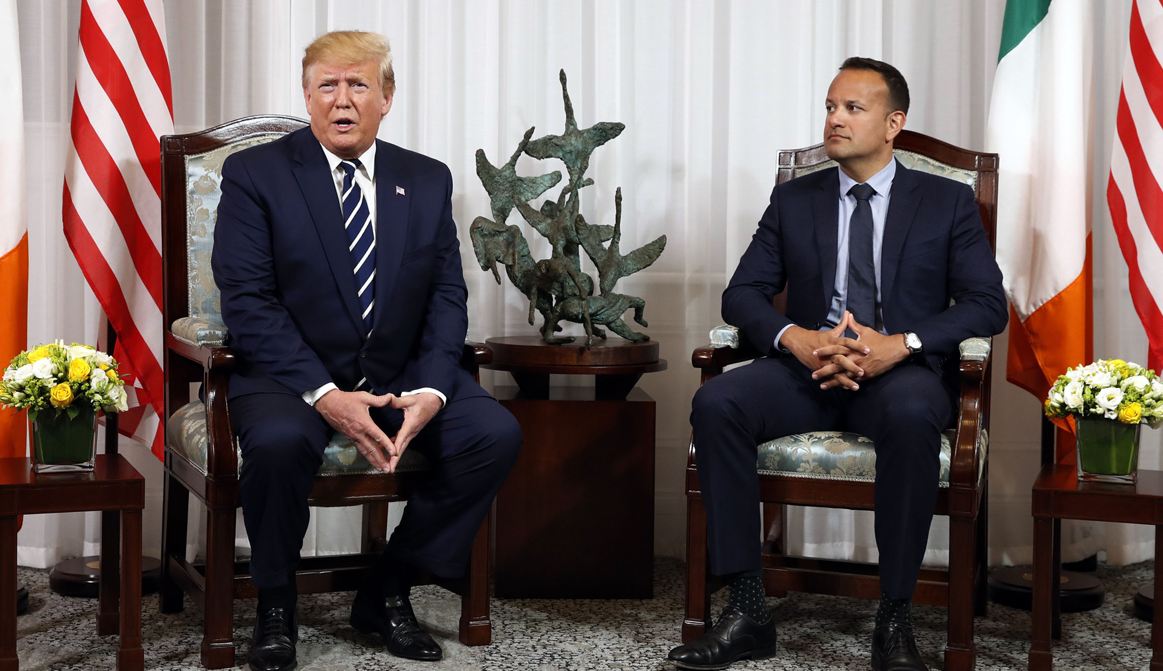 Trump tells Ireland that Brexit will be good for ‘your wall’ dividing Irish Republic from UK