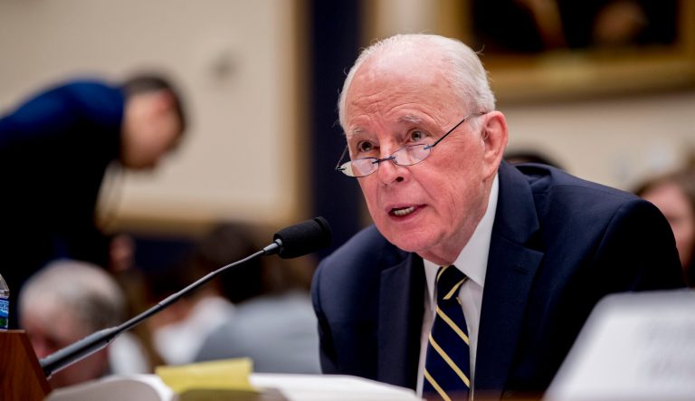 Former White House counsel for the Nixon Administration John Dean speaks during a House Judiciary Committee hearing on the Mueller Report on Capitol Hill in Washington, Monday, June 10, 2019. 